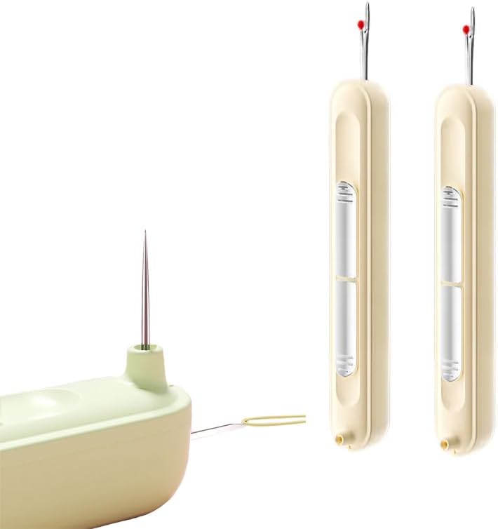 Compact 2-in-1 Needle Threader & Seam Ripper - Buy One, Get One Free!