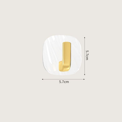 HookElegance | Clear Acrylic No-Drill Wall Hook - Strong Self-Adhesive, Reusable & Waterproof for Bathroom Use