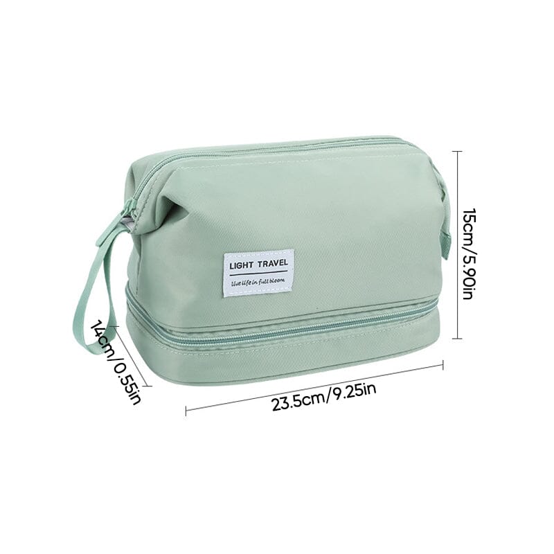 CapaciBag | Extra-Large Waterproof Toiletry Organizer - Durable Oxford & Nylon with Dry/Wet Separation