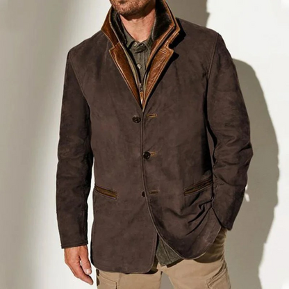 FLORIS | Vintage-Inspired Men's Coat with Button Fastening