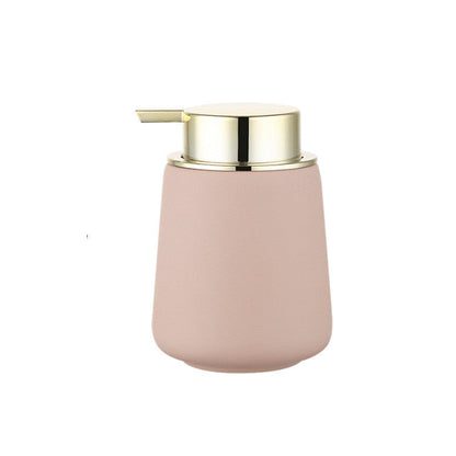 LuxeLather | Chic Ceramic Soap Dispenser - Scandinavian-Inspired Bathroom Essential