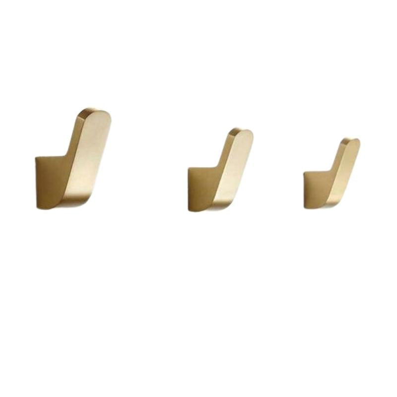 Goldure | Contemporary Gold-Plated Wall Hook - Stylish Hanger for Clothes, Towels, and Bathrobes