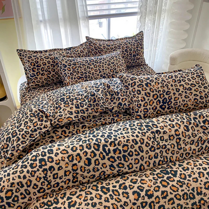 Savannah - Premium Leopard Print Duvet Cover