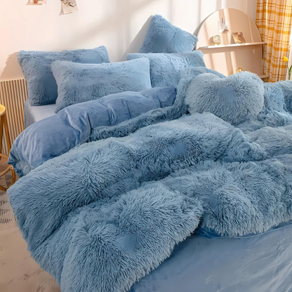 Zephariel - Luxurious 3-Piece Velvet Bedding Set for Fall and Winter