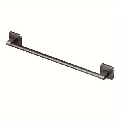 GripBar | Wall-Mounted Towel Rack - No-Drill Aluminium and Plastic Design for Easy Installation