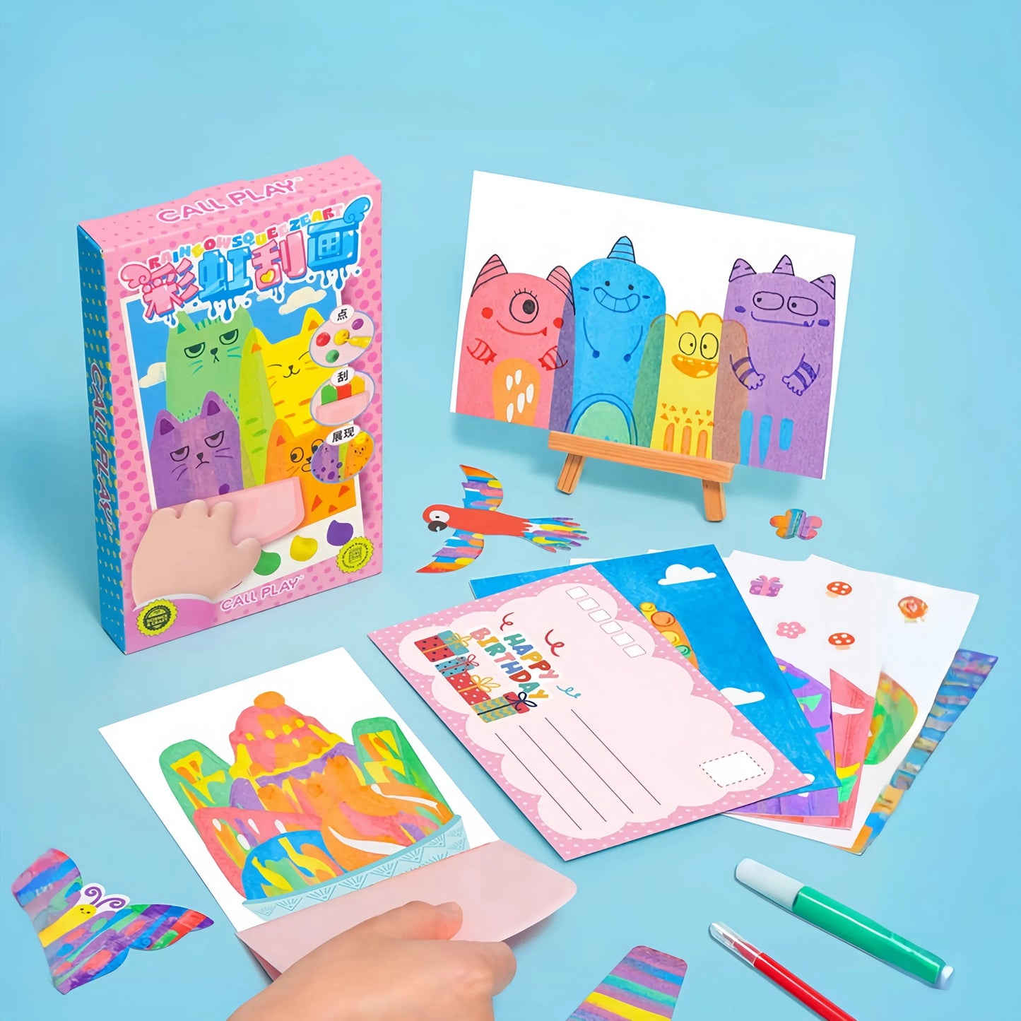 Mess-Free Magic Painting Set for Kids - Unleash Your Creativity!
