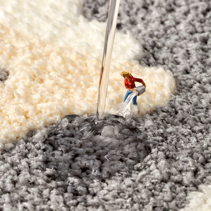 DryStep | Ultra-Absorbent Non-Slip Bath Mat - Fast-Drying Mat for Safe and Comfortable Bathroom Use