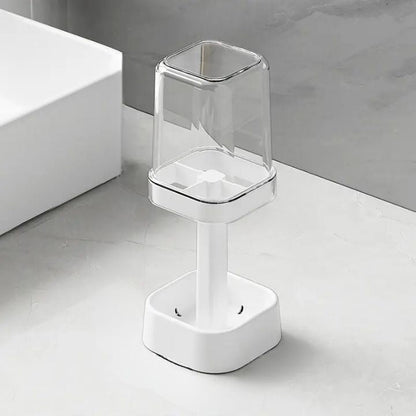 SealClean | Hygienic Toothbrush Holder with Lid for Organized Bathroom Storage