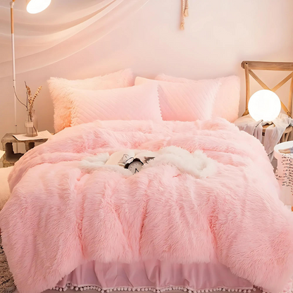 Zephariel - Luxurious 3-Piece Velvet Bedding Set for Fall and Winter