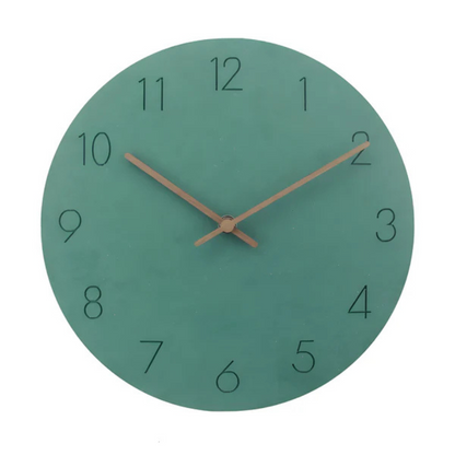 Nork - Sleek Wooden Wall Clock with Minimalist Design