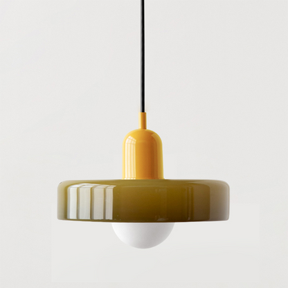 Vibrant Glass Pendant Light - BauLume