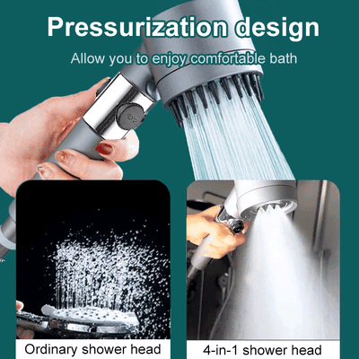 HydroSpa High-Pressure Showerhead - Enhanced Water Pressure & 9-Stage Filtration System