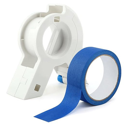 Tape Dispenser with Cutter – Comes with 2 Rolls Included