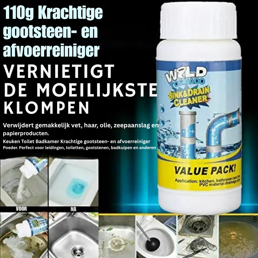 Effortless Drain Cleaner – Swiftly Clear Blockages with Ease