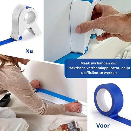 Tape Dispenser with Cutter – Comes with 2 Rolls Included