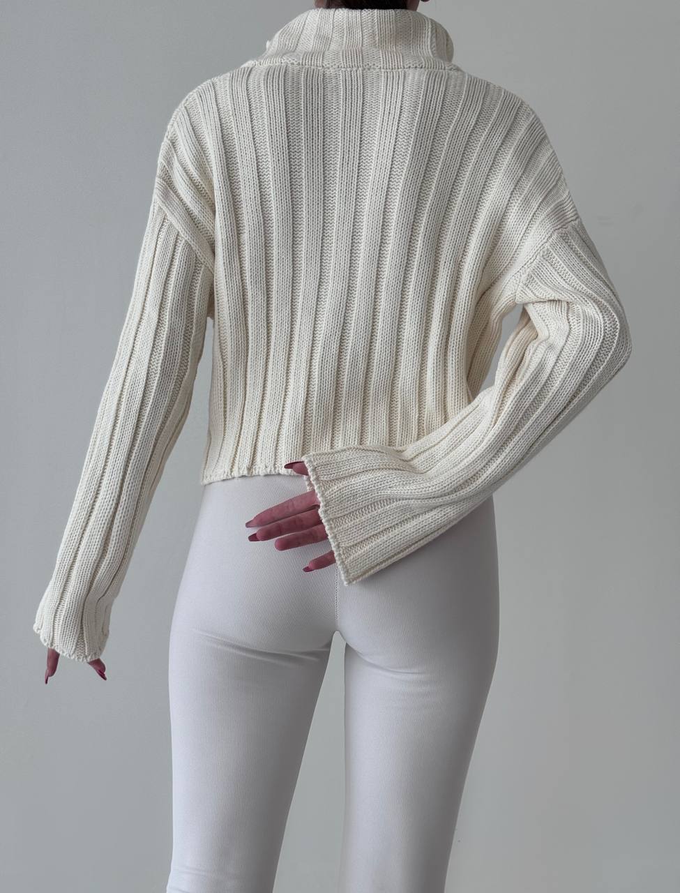 LIV | Women's Knitted Zip-Up Cardigan