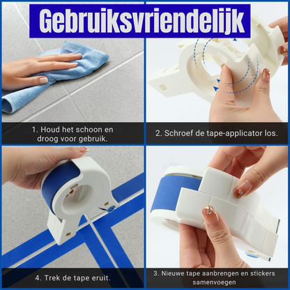 Tape Dispenser with Cutter – Comes with 2 Rolls Included