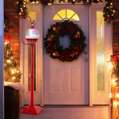 Sound-Activated Snow Globe Christmas Street Lantern