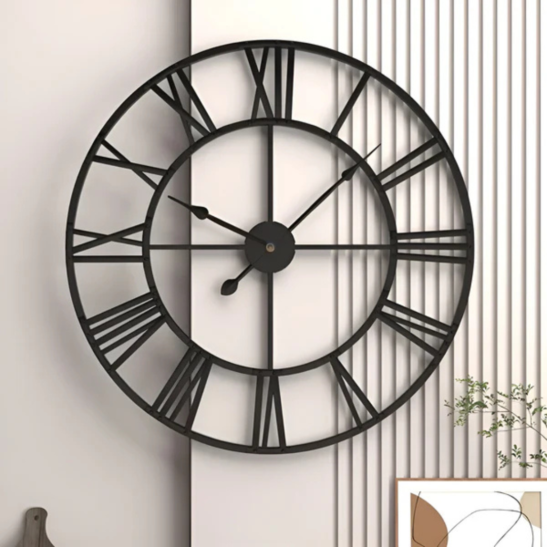Exclusive Modern Large Wall Clock with Framed Design