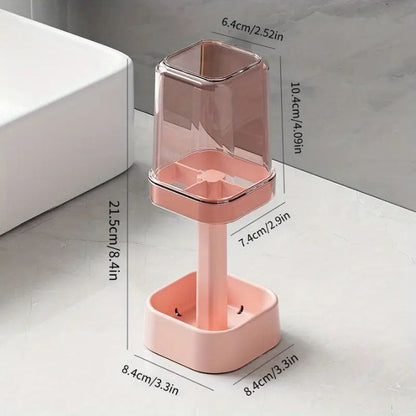 SealClean | Hygienic Toothbrush Holder with Lid for Organized Bathroom Storage