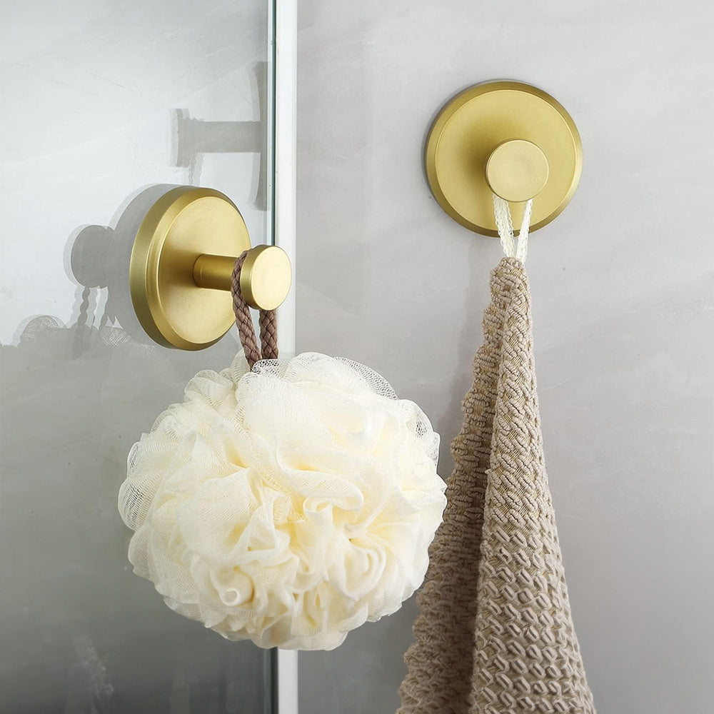 GripHook | Heavy-Duty Suction Hooks for Bathrooms and Kitchens - No Drilling Required, Easy Installation