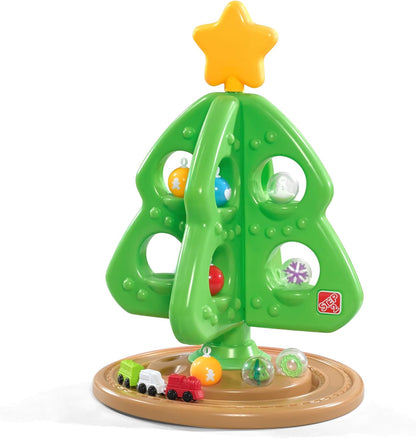 Interactive Christmas Tree Toy with Self-Decorating Features