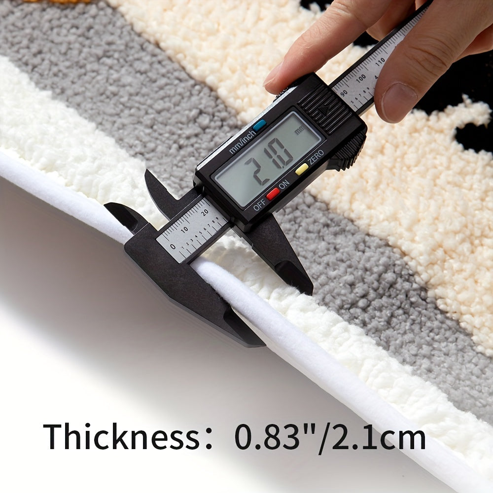 DryStep | Ultra-Absorbent Non-Slip Bath Mat - Fast-Drying Mat for Safe and Comfortable Bathroom Use