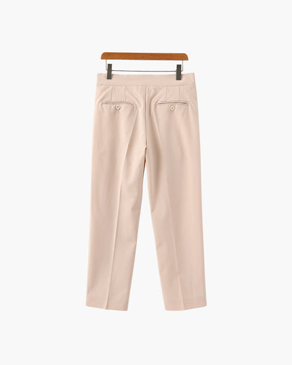 Elevated High-Waisted Parisian Trousers