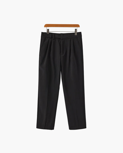 Elevated High-Waisted Parisian Trousers