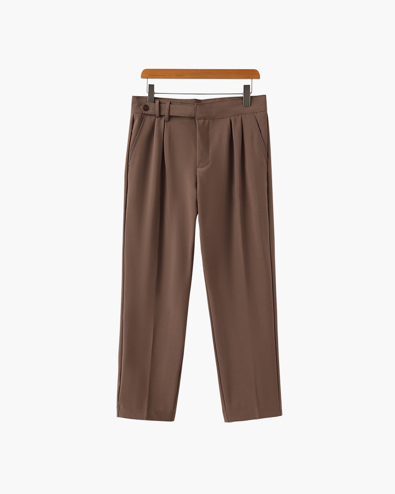 Elevated High-Waisted Parisian Trousers