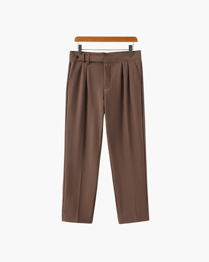 Elevated High-Waisted Parisian Trousers