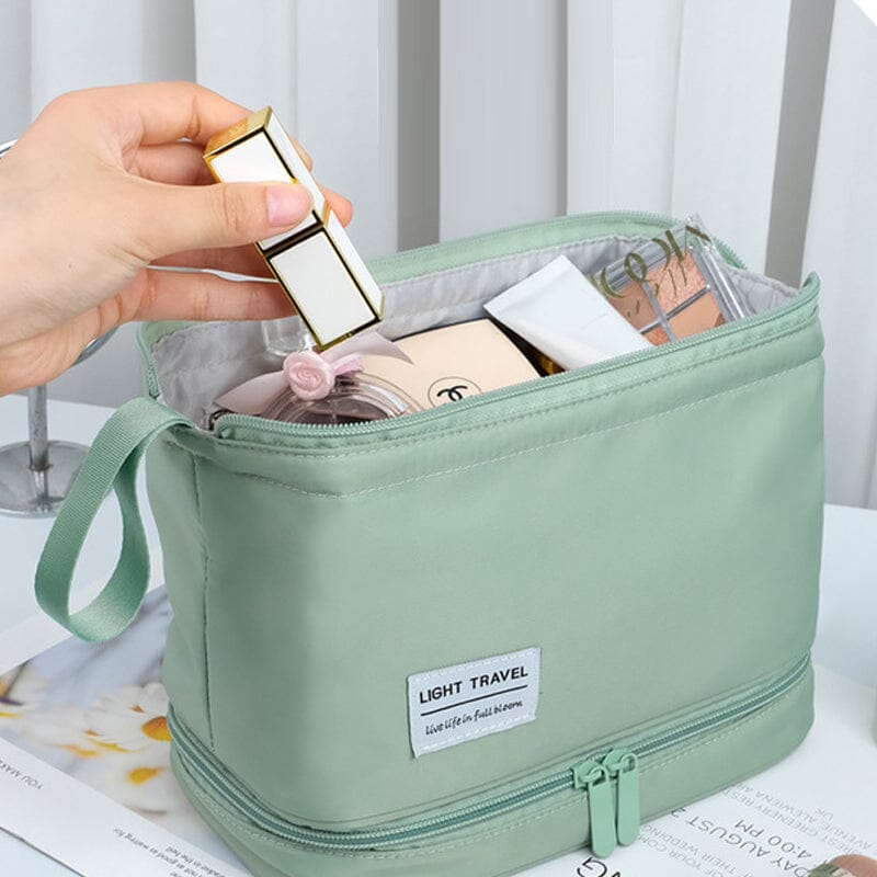 CapaciBag | Extra-Large Waterproof Toiletry Organizer - Durable Oxford & Nylon with Dry/Wet Separation