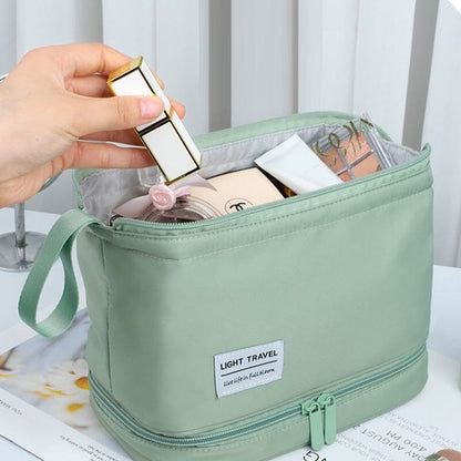 CapaciBag | Extra-Large Waterproof Toiletry Organizer - Durable Oxford & Nylon with Dry/Wet Separation