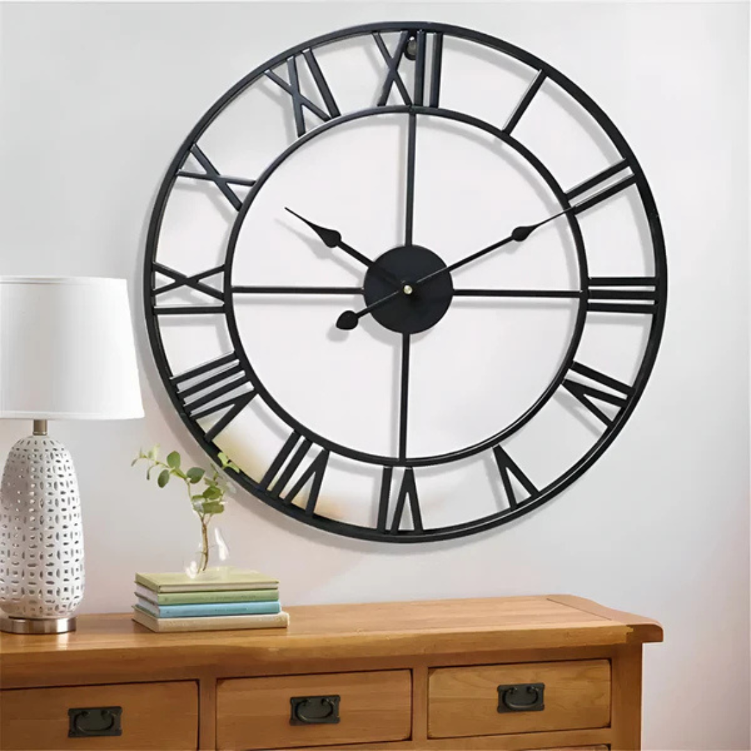 Exclusive Modern Large Wall Clock with Framed Design