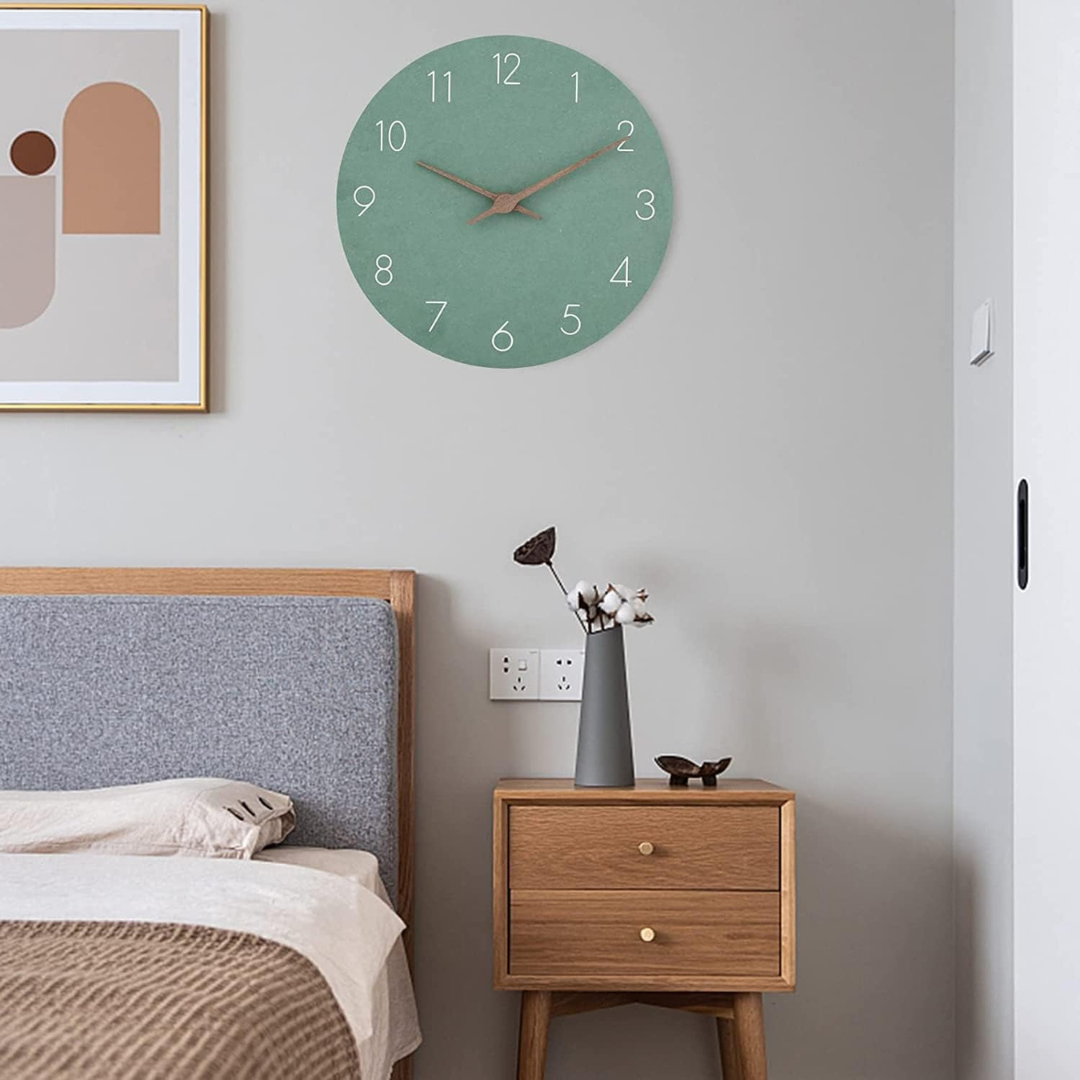 Nork - Sleek Wooden Wall Clock with Minimalist Design