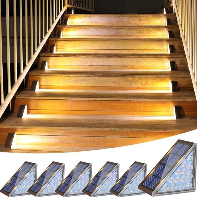 SoluStep Solar-Powered Step Lights