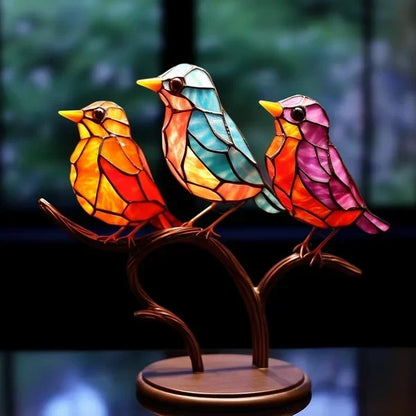 Vibrant Glass Birds to Enhance Your Home Decor
