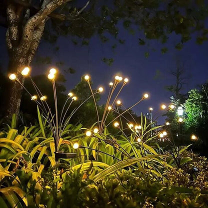 Solar-Powered LED Butterfly String Lights