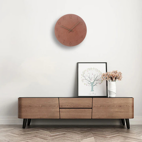 Nork - Sleek Wooden Wall Clock with Minimalist Design