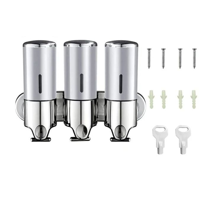 GlitzyLather | Stylish Wall-Mounted Soap Dispensers - Premium Bathroom Essentials