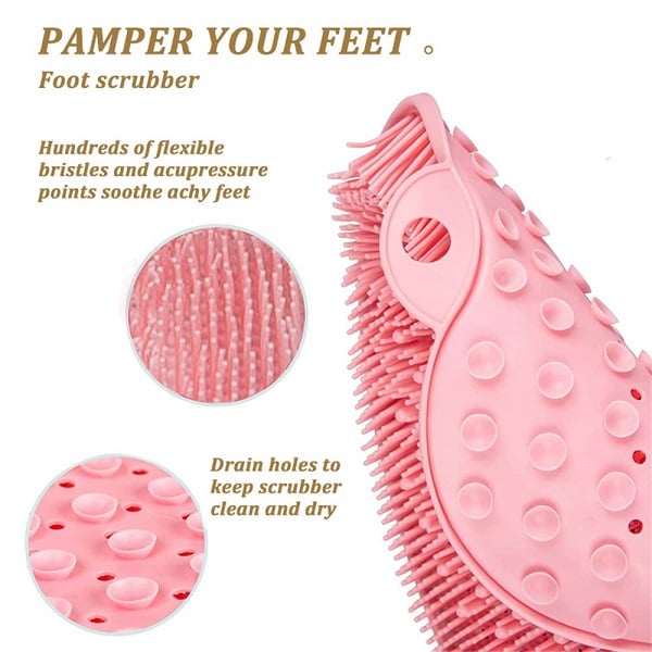 Buy One, Get One FREE | Shower Mat for Foot and Back Massage - Cleans, Soothes, and Refreshes!