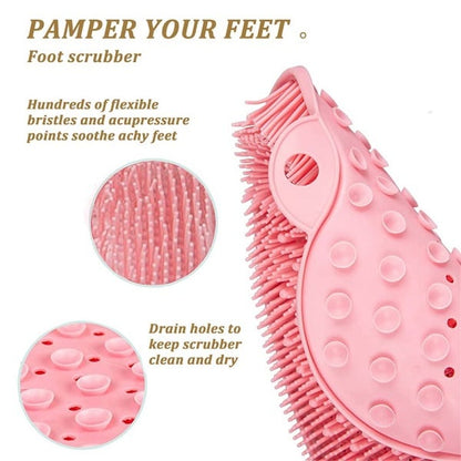 Buy One, Get One FREE | Shower Mat for Foot and Back Massage - Cleans, Soothes, and Refreshes!