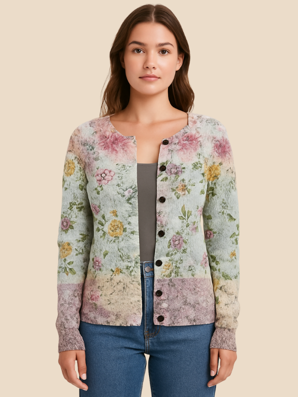Leilani | Women's Floral Knit Cardigan