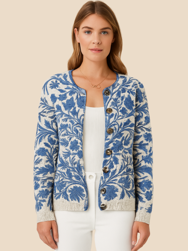 Leilani | Women's Floral Knit Cardigan