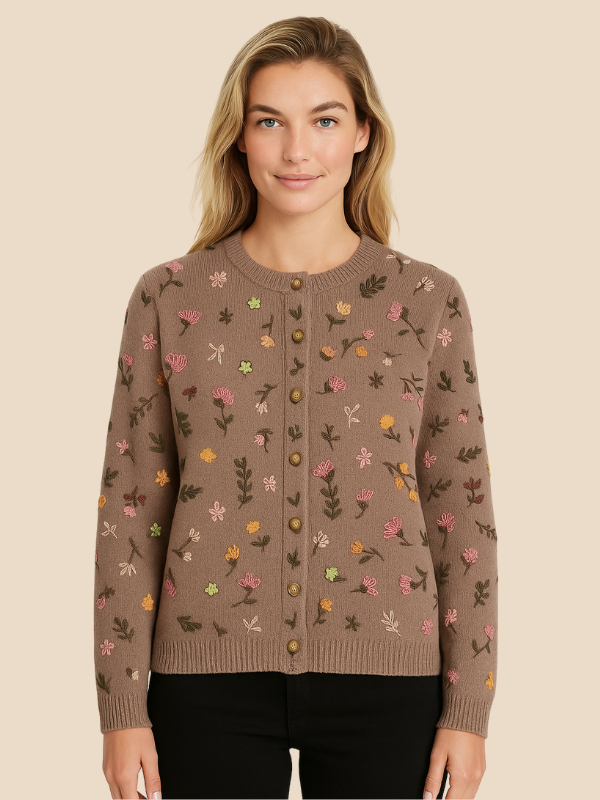 Leilani | Women's Floral Knit Cardigan