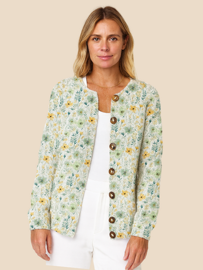 Leilani | Women's Floral Knit Cardigan