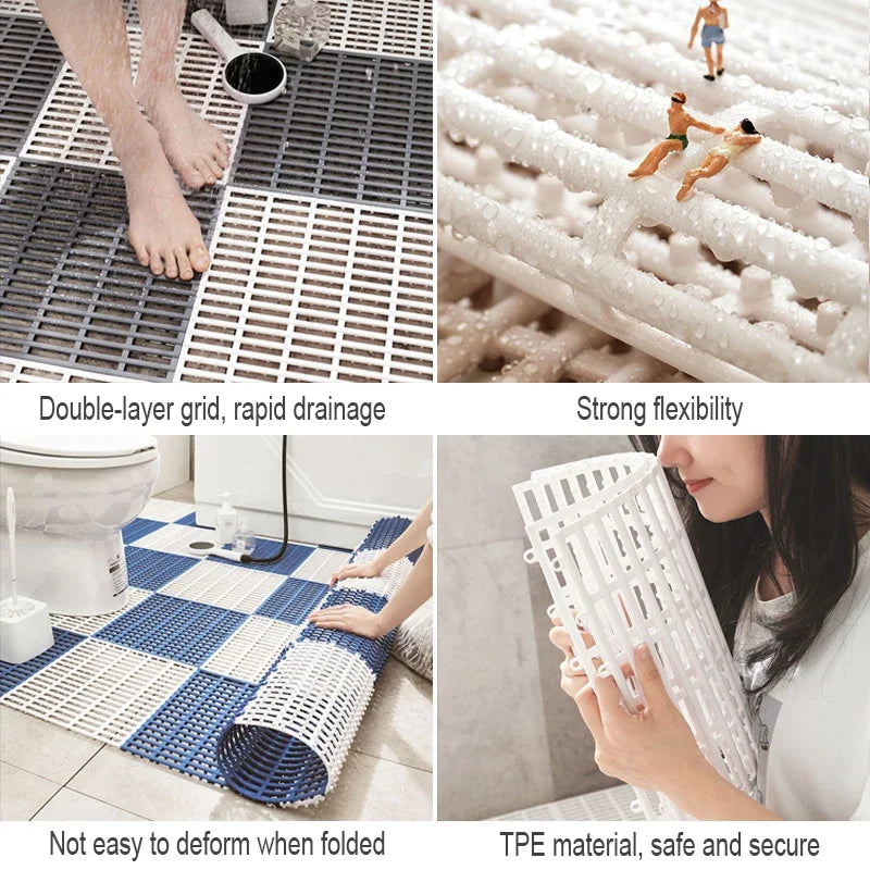 HydroMat | Quick-Drying, Soft, Waterproof Non-Slip Bath Rug - Mould-Resistant Design