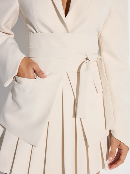Reese | Tailored Blazer with Belted Cinched Waist