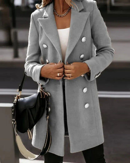 Women's Slim Fit Double-Breasted Blazer