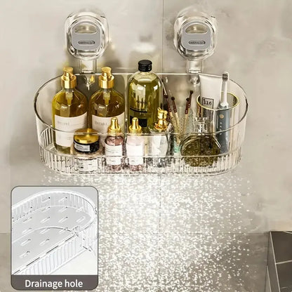 ElaraBox | High-Capacity Wall Storage Box with Suction Cup - No Drilling Required